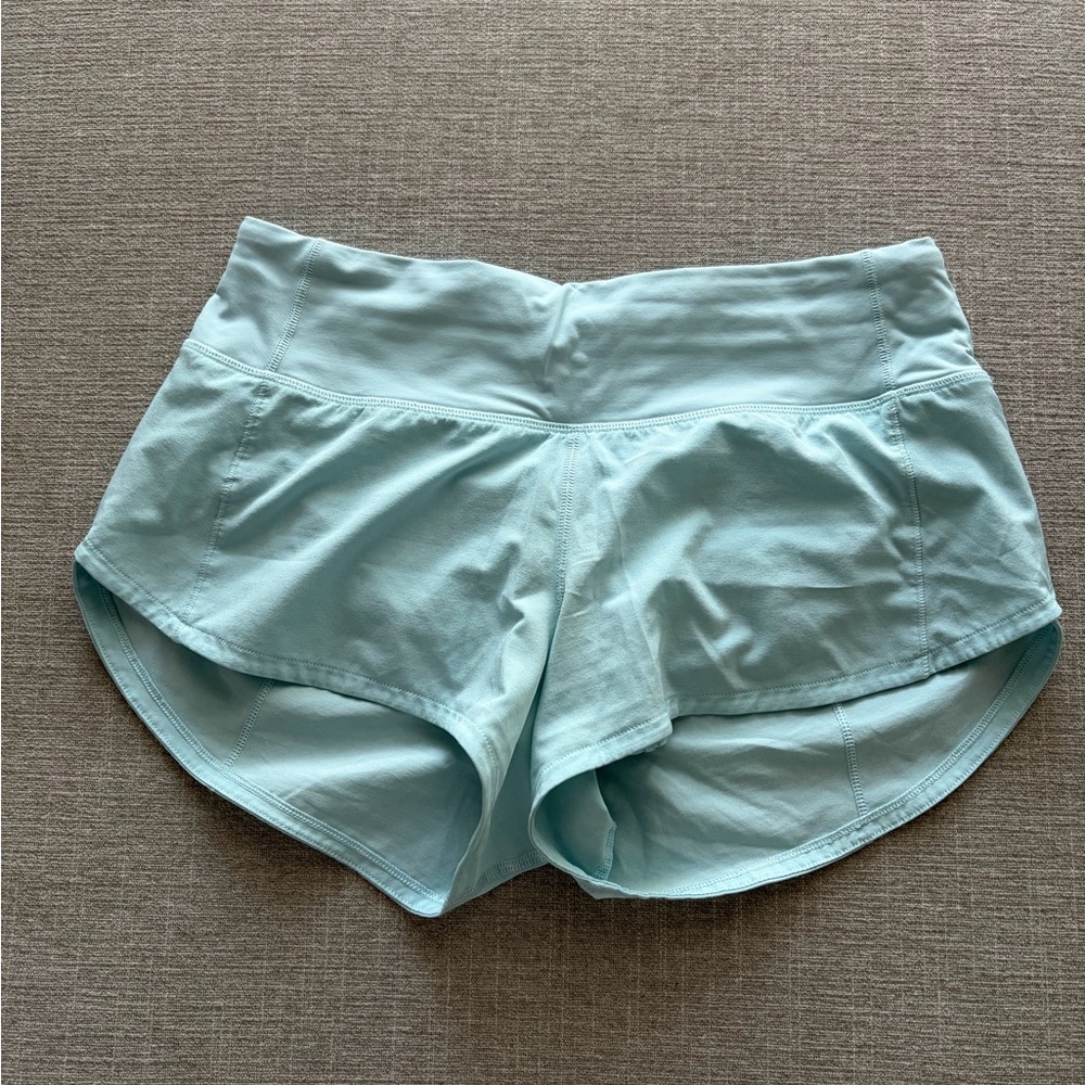 Lululemon Athletica Light Blue Athletic Shorts